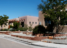 Photograph of Single-family housing development in Santa Fe, New Mexico.