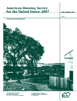 A picture of the cover of the 2007 American Housing Survey.