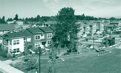 A picture of the Greenbridge neighborhood in White Center, Washington.