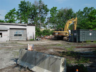 The site of an Affordable Housing Tax Credit project being converted from an abandoned junkyard at the epicenter of the HUD/DOT/EPA Sustainable Communities Pilot - Smart Growth District, Indianapolis. Source - Chris Harrell, City of Indianapolis Brownfield Redevelopment