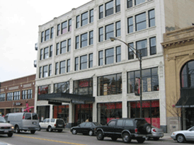 Photograph of Affordable housing rehabilitation over commercial property in Chicago, Illinois.