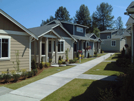 Photograph of Single-family housing development in King County, Washington.