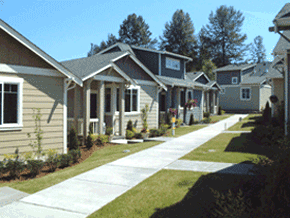 Single-family housing development in King County, Washington.