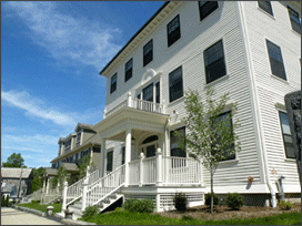 A Green Affordable Housing Program apartment building in Jamaica Plain. Photo Credit: Jamaica Plain Neighborhood Development Corporation