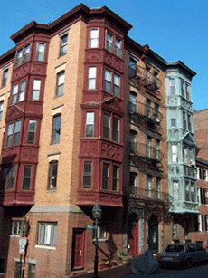 A picture of multifamily housing in Boston, Massachusetts.