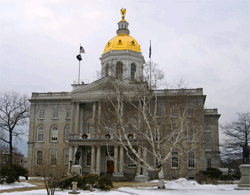 A view of the New Hampshire State Capitol Building. 
Photo Credit: Jared C. Benedict
