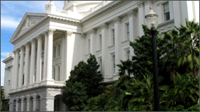 California’s state capitol building in Sacramento.
