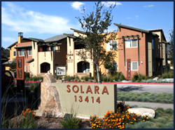 A picture of the SOLARA apartment community in Poway, California.<br>Image Courtesy: Community Housing Works, Owner/Developer

