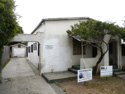 Planned park site in South Los Angeles, California.